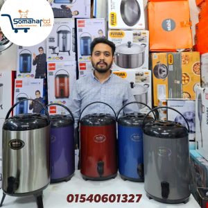 Cello Jaguar Stainless Steel Water Carrier 10Ltr Multicolor-somaharbd.com