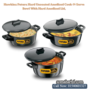 Futura Hard Anodised Cook n Serve Bowl 2Ltr.