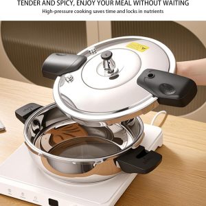 304 High Quality Stainless Steel Pressure Cooker 1.8L
