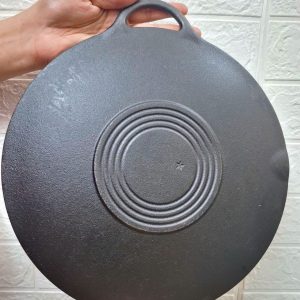 12-inch (30cm) Cast Iron Round Griddle Tawa.
