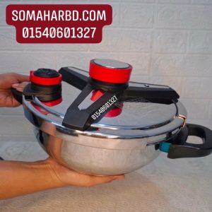German Technology Slient Pressure Cooker 5.5L Oval Shape